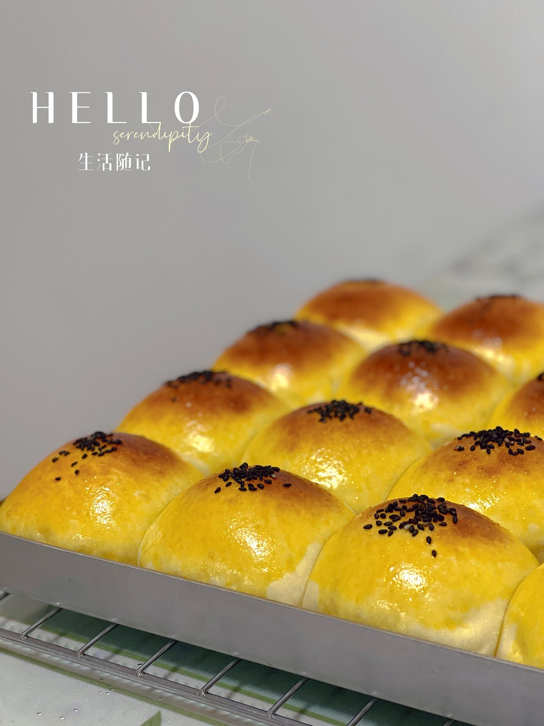 奶黄小餐包-一次发酵超好吃（附快手奶黄馅制作方法）