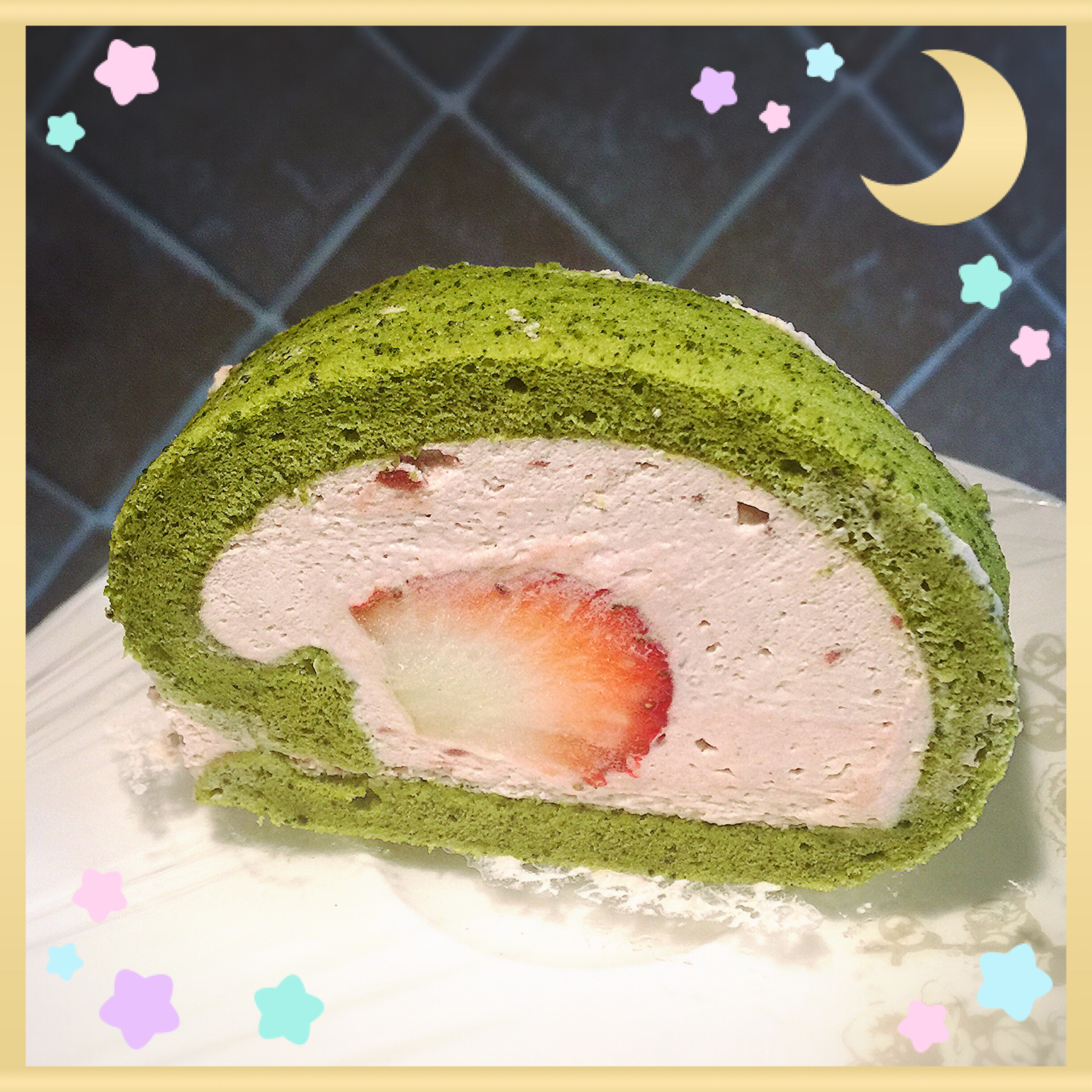 【曼达小馆】居酒屋系列：抹茶蜜豆卷与抹茶鸡尾酒