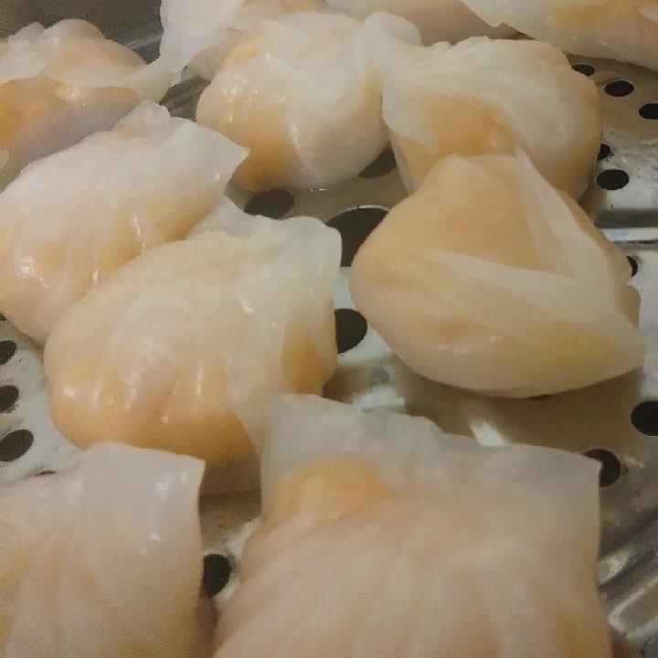 弯梳虾饺