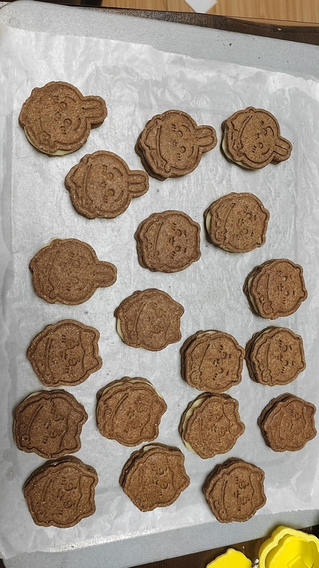红茶焦糖黄油夹心饼干 多重口感 巨香 还能拉丝~