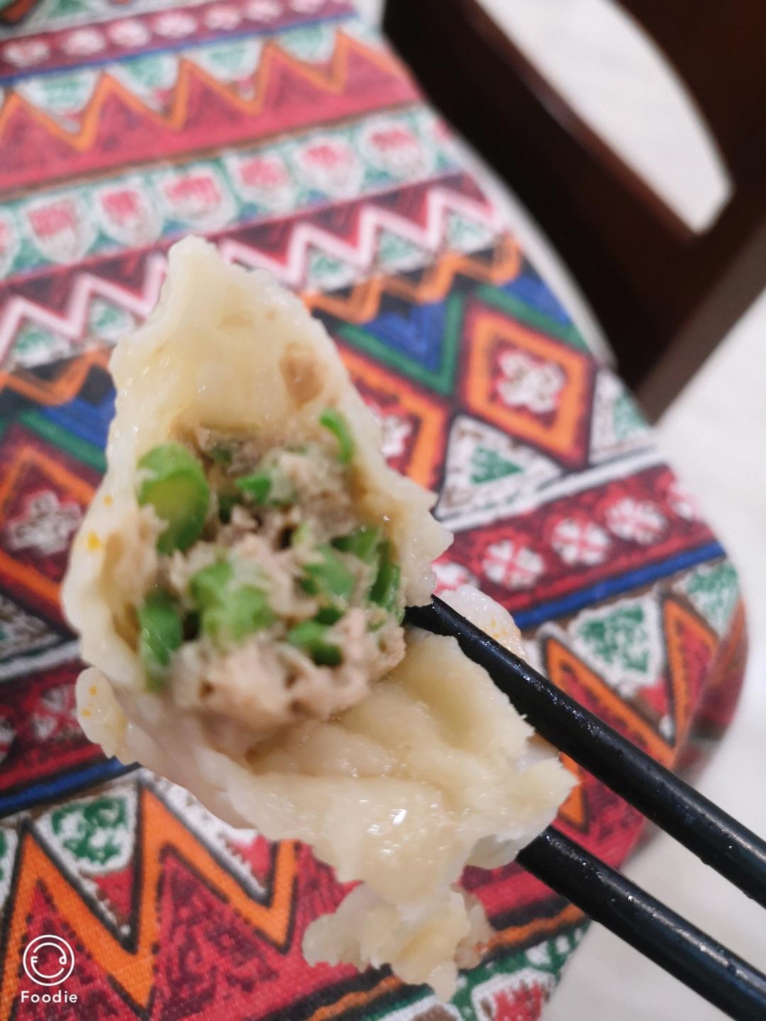 豇豆肉末饺子
