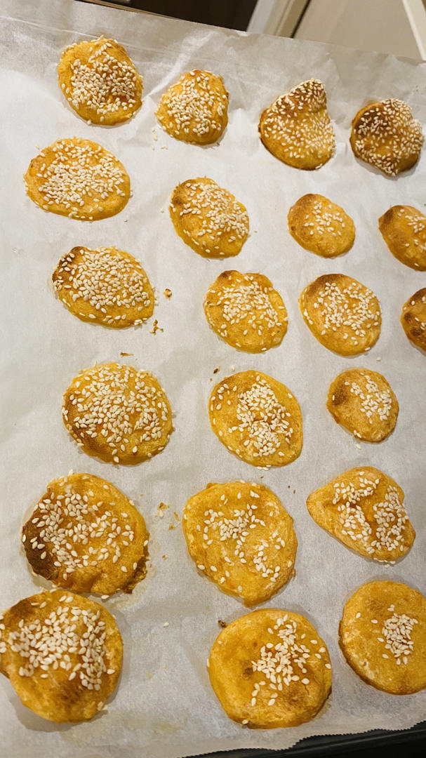 紫薯糯米小饼--超简单烤箱版