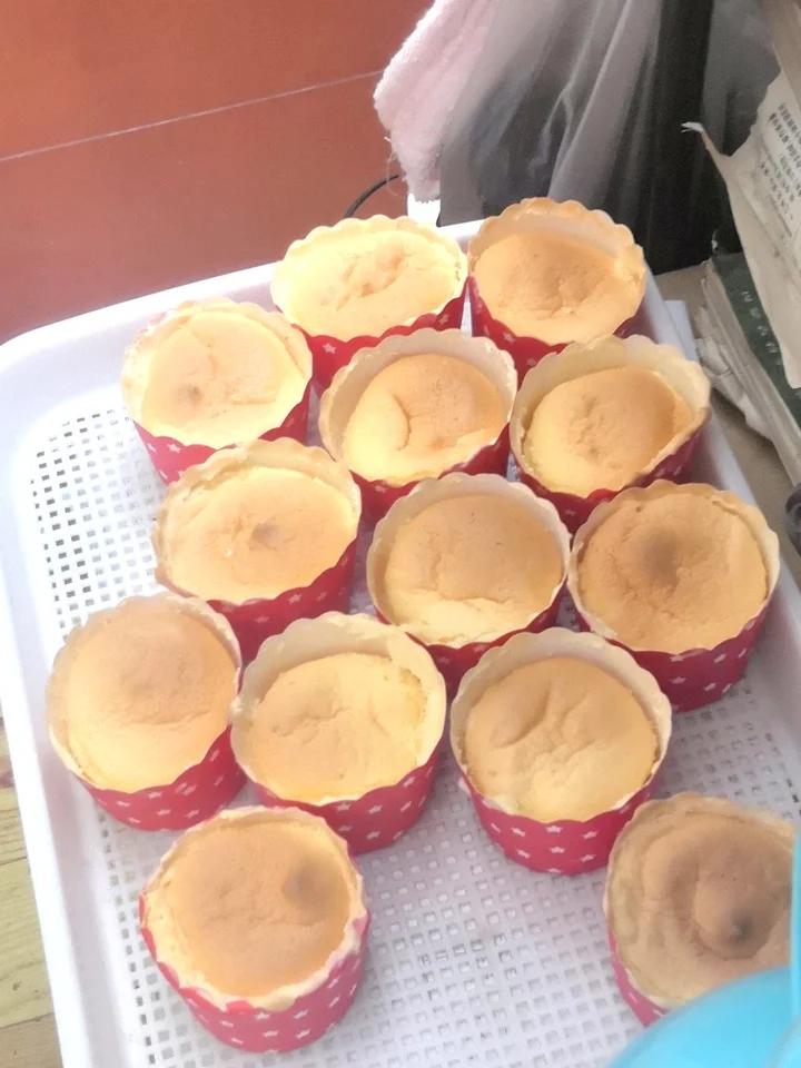 柠檬戚风纸杯蛋糕（超松软）
