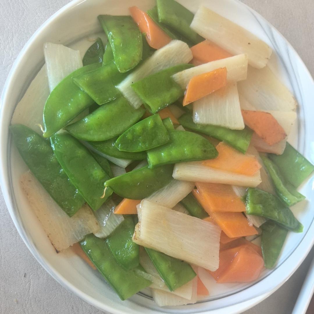 荷兰豆炒山药