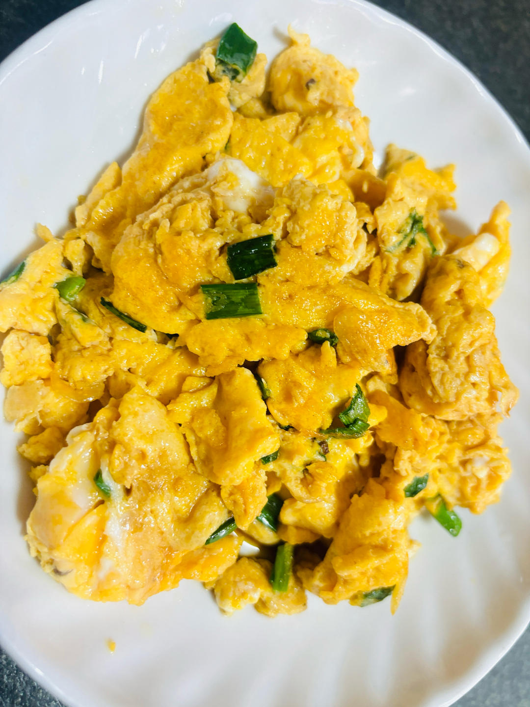 京葱虾皮炒鸭蛋