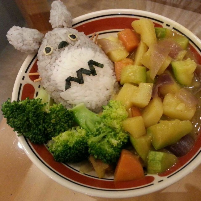 龙猫和煤球精灵饭团