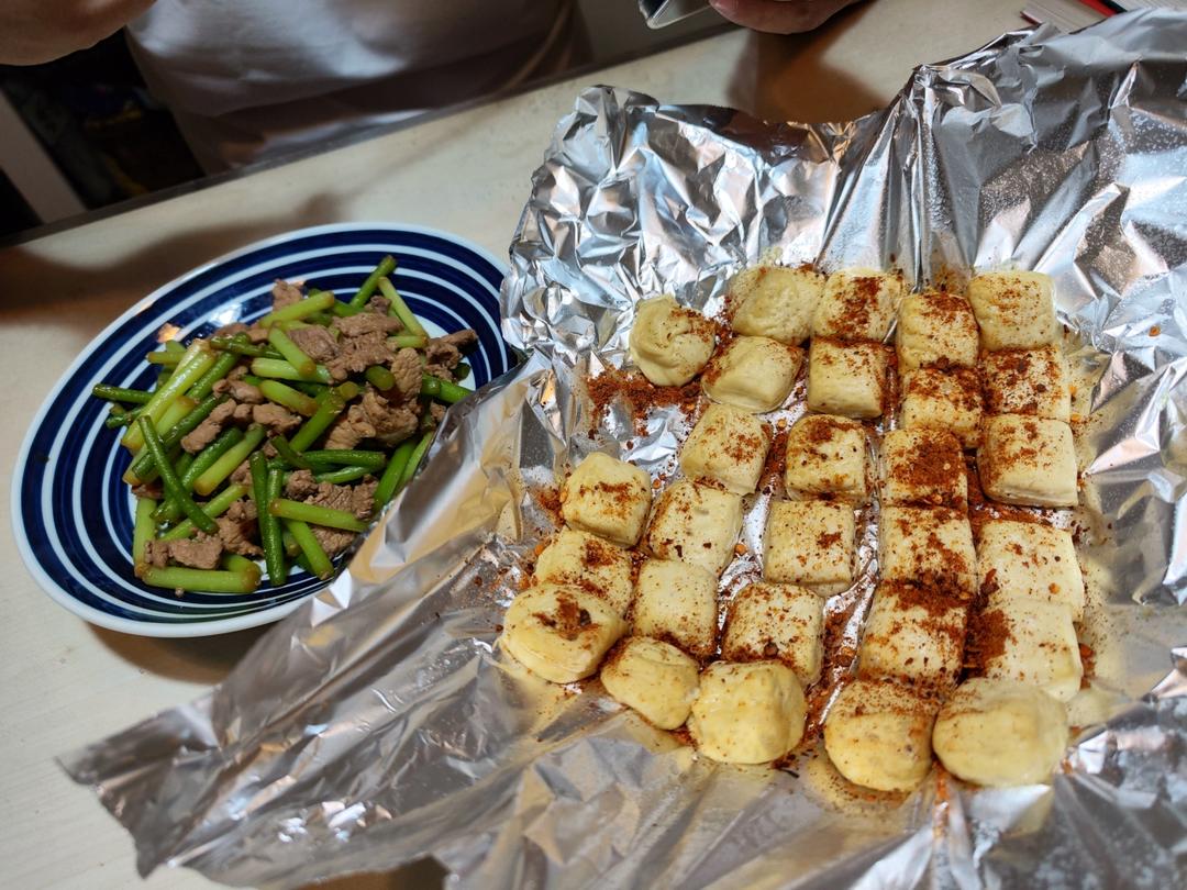 空气炸锅包浆豆腐