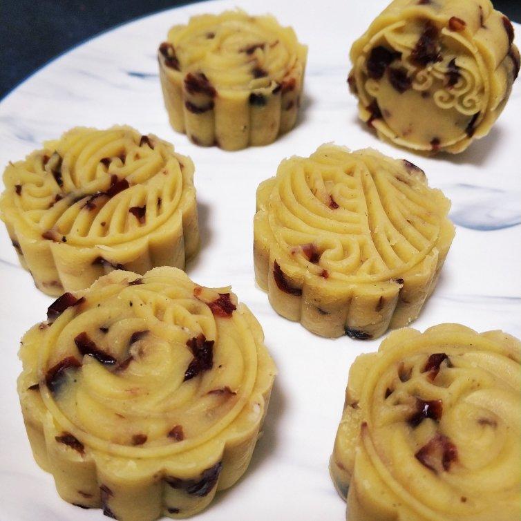 蔓越莓绿豆糕