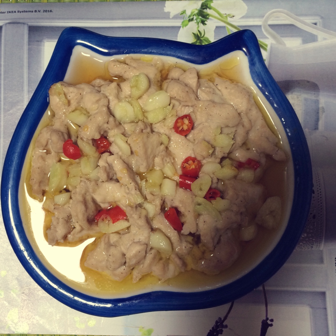 蒜蓉蒸鸡胸（鸡腿）