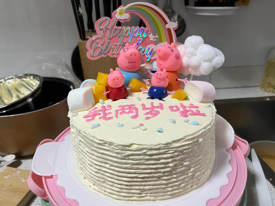 普通面粉7寸戚风蛋糕（10升小烤箱版）