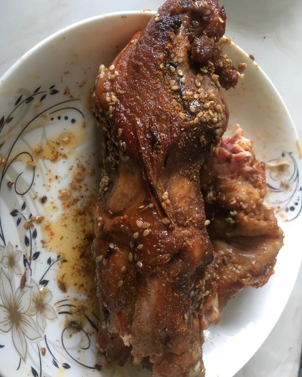 十点毕做的烤鸡架