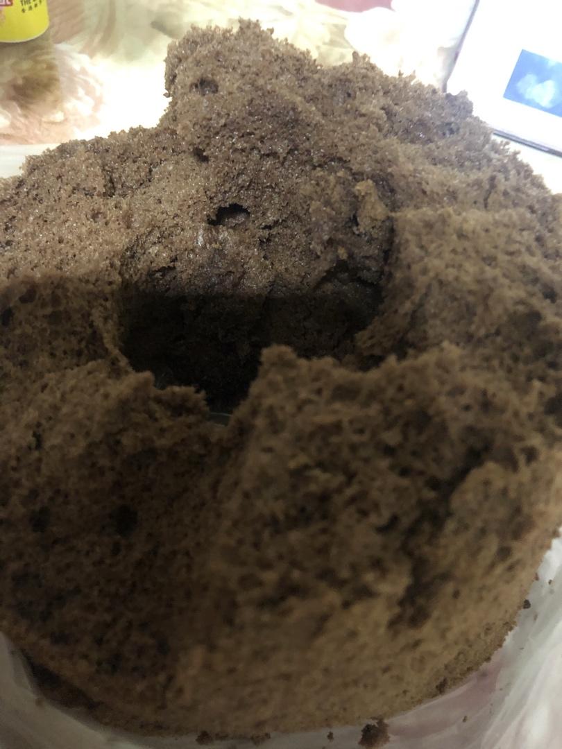 不消泡的巧克力戚风