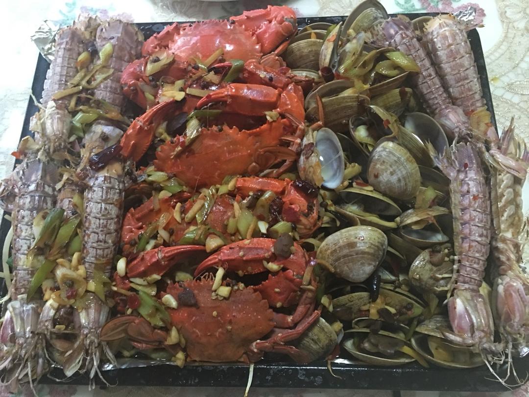 海鲜大咖拼盘