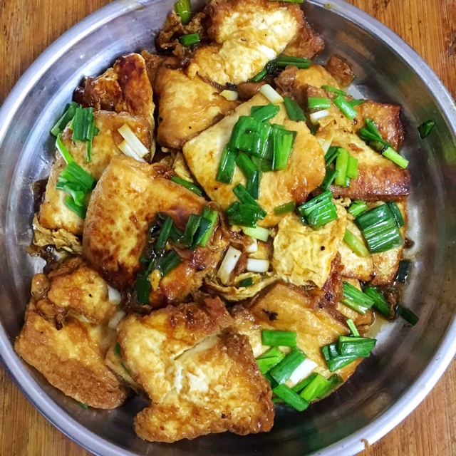 蚝油嫩豆腐