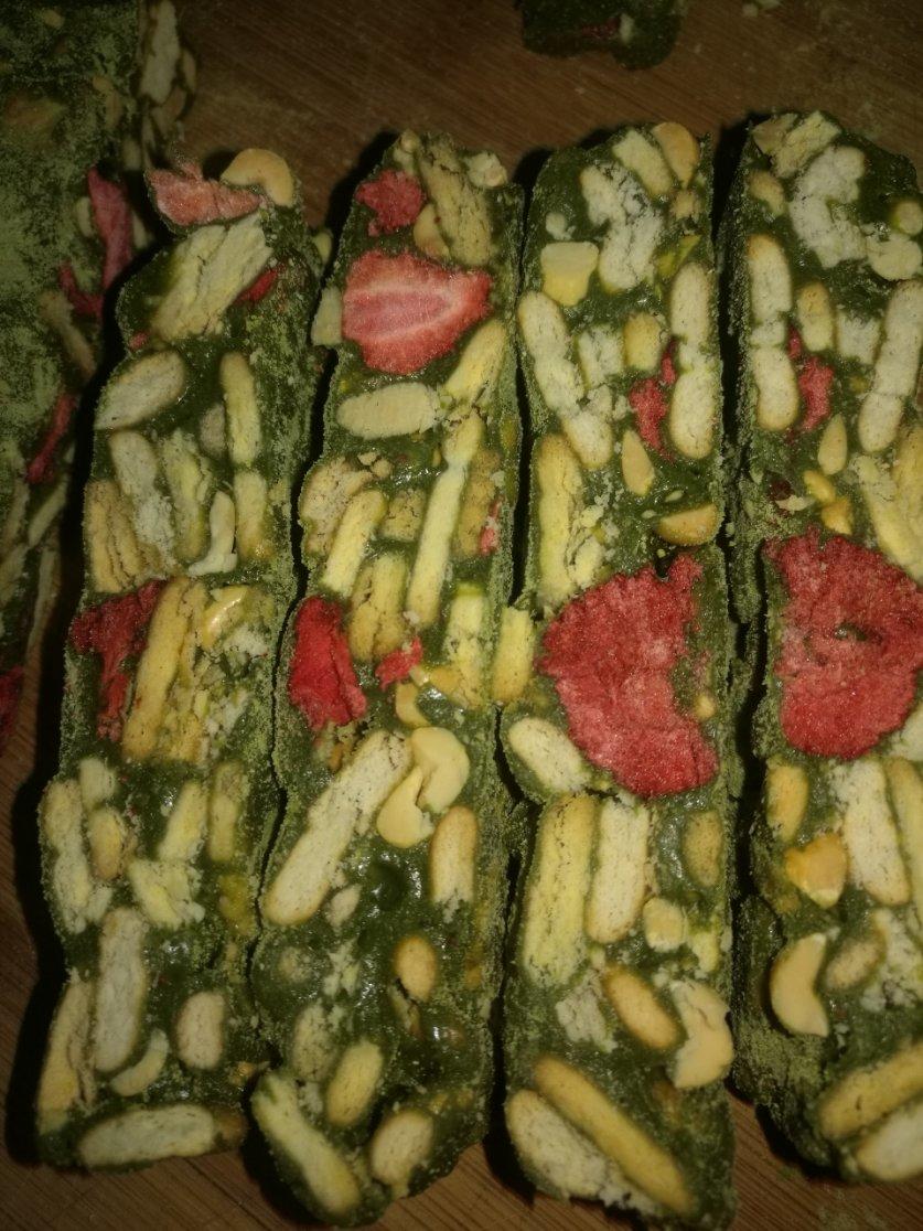 抹茶雪花酥