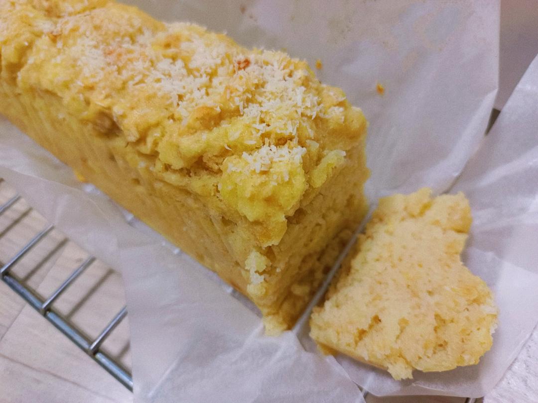 椰子面粉磅蛋糕 无糖无油