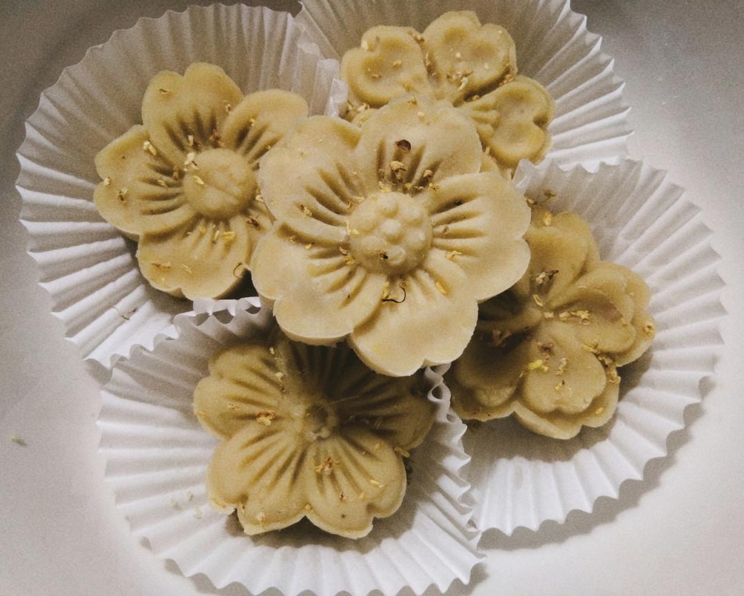 奶香绿豆糕（无豆腥味，超快手不麻烦）