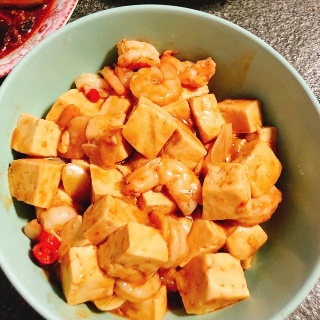 虾仁豆腐