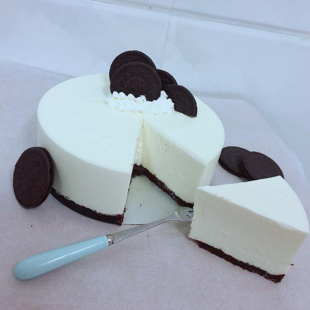 饼底慕斯蛋糕8寸