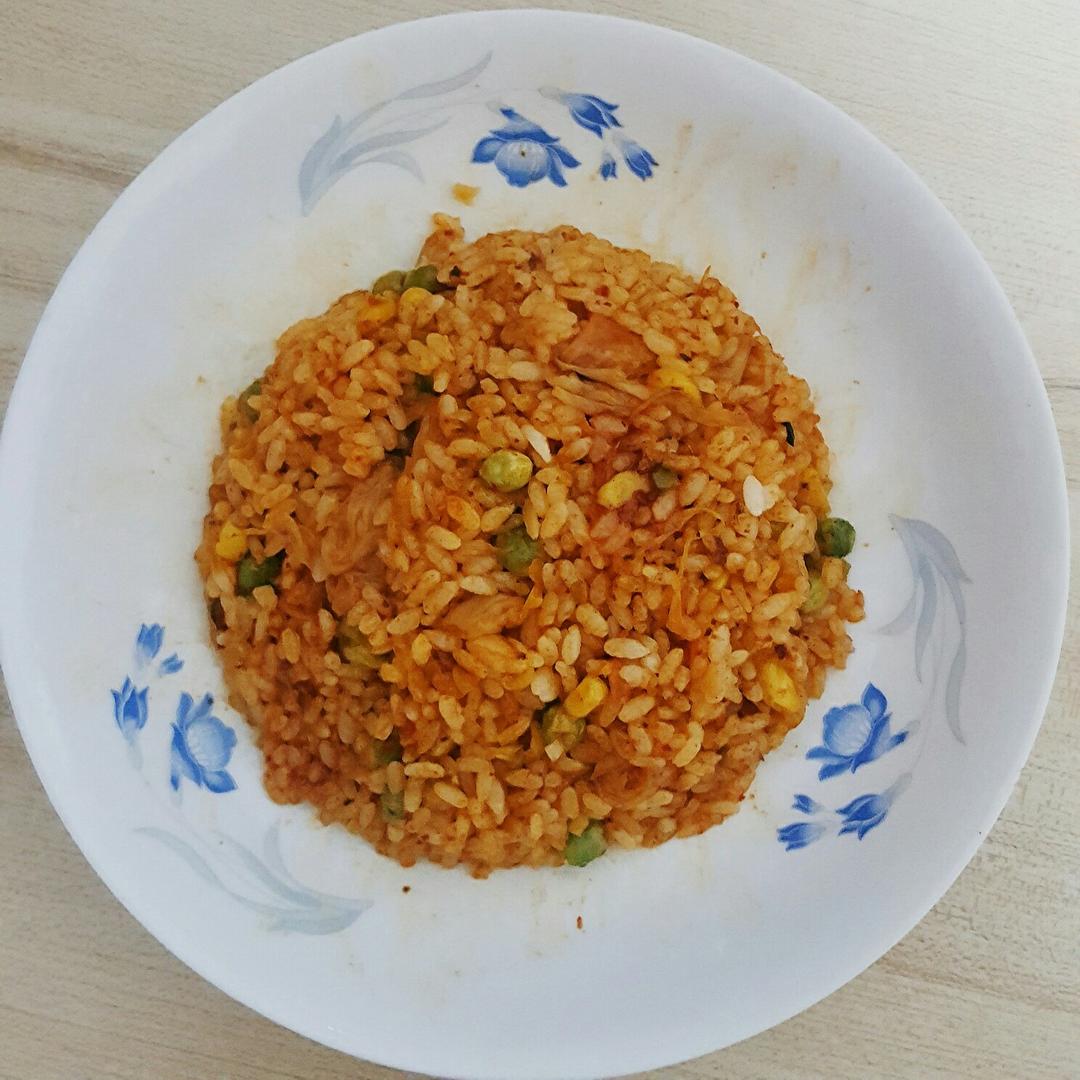 火炉火版 芝士泡菜玉米炒饭