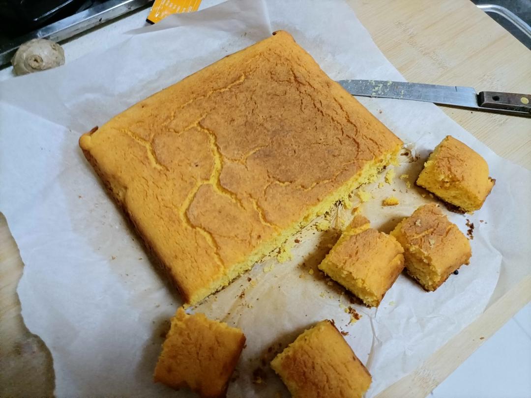 无负担快手玉米面包