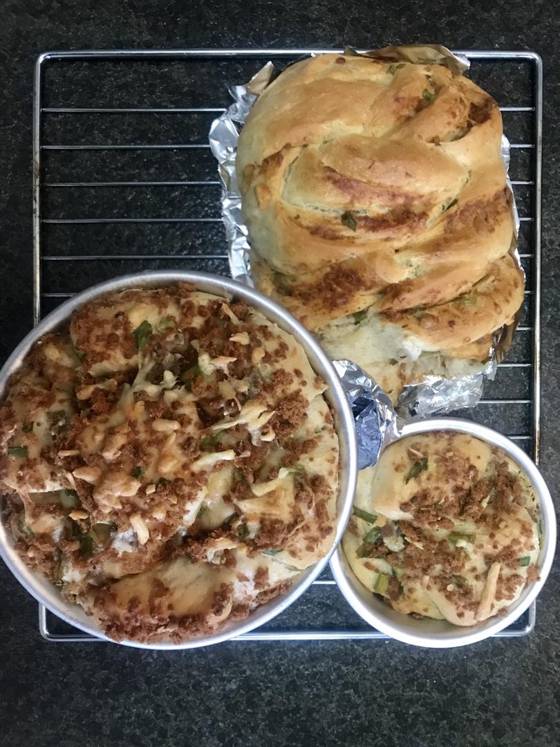 肉松手撕面包—超软会爆浆的面包哟