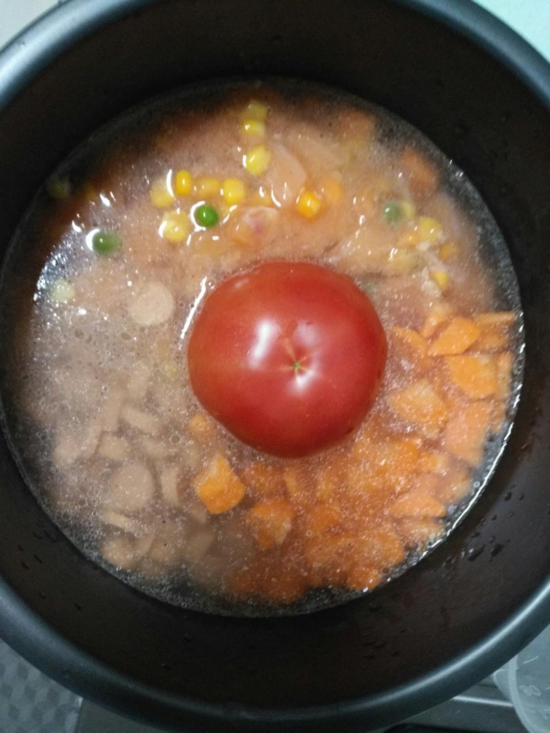一只番茄饭