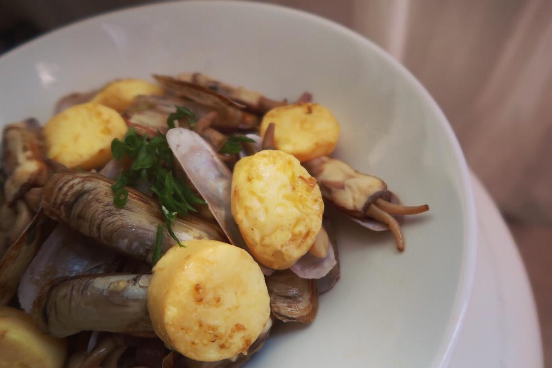 【食材包操作说明】辣炒蛏子配烧汁日本豆腐