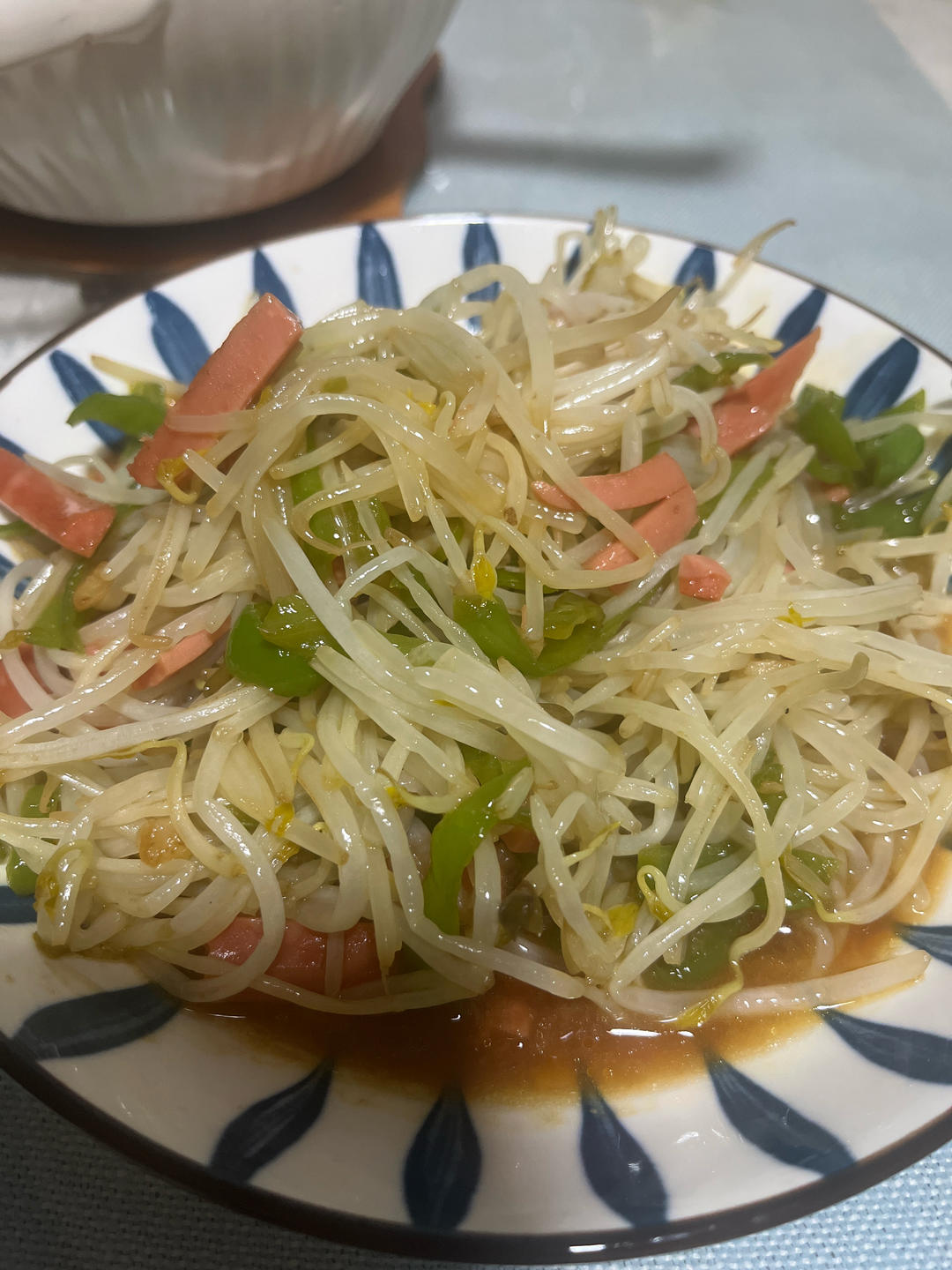 素炒豆芽，无敌好吃