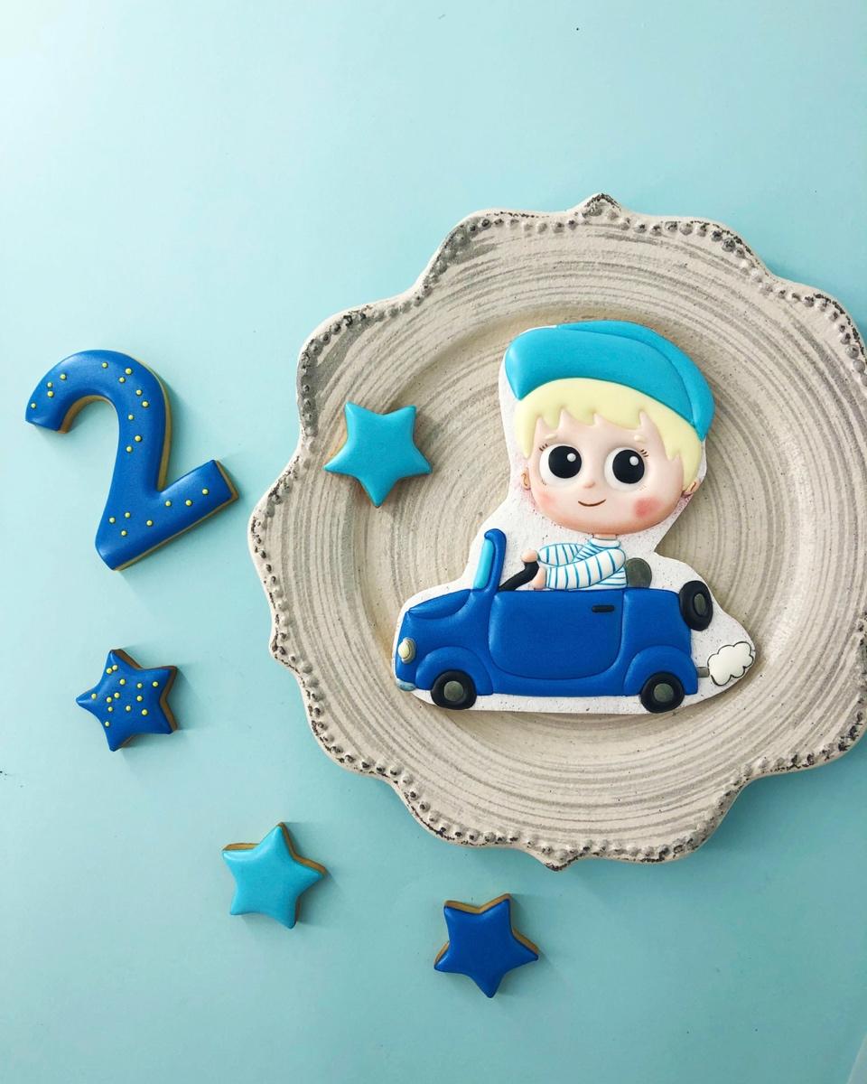 卡通人物糖霜饼干