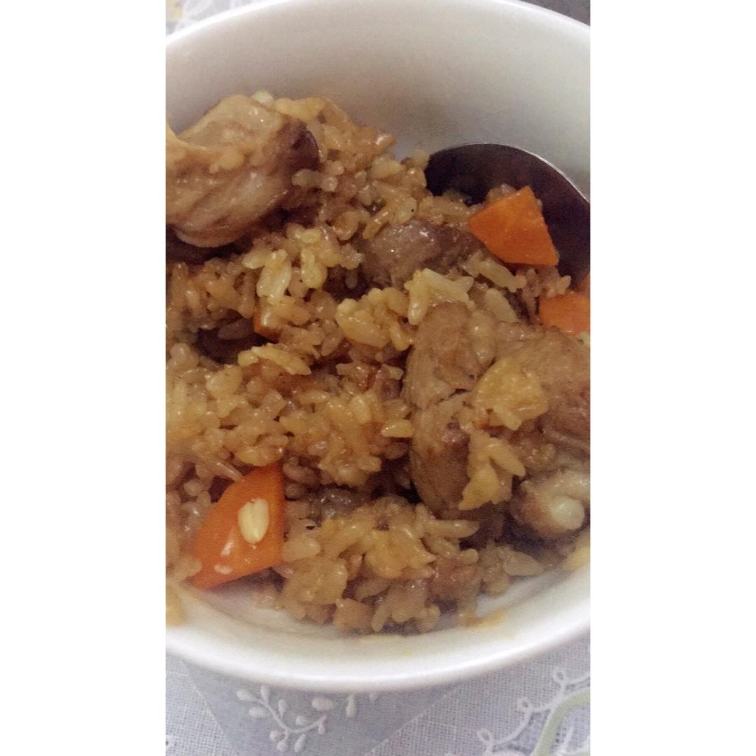 喷香排骨焖饭（爆好吃）