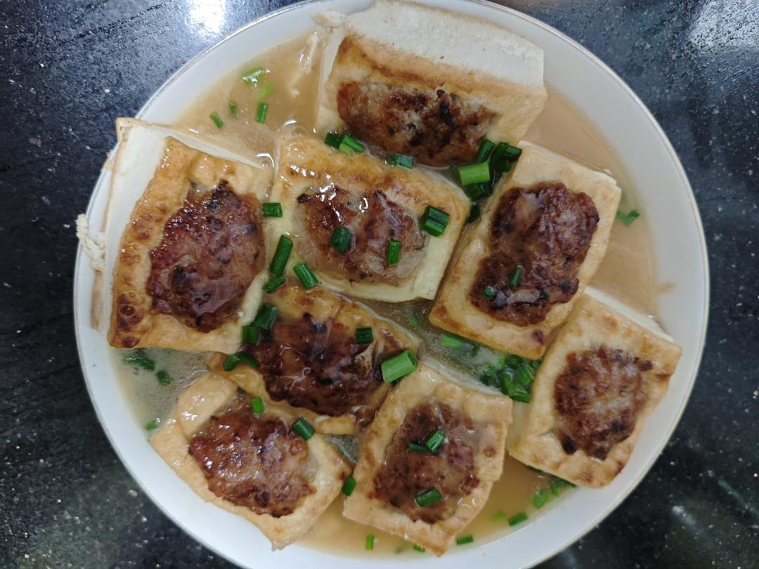 客家煎酿豆腐