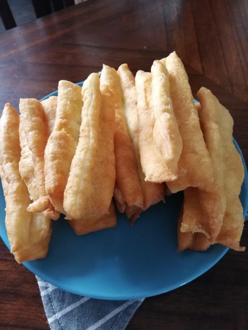 自制无泡打粉油条