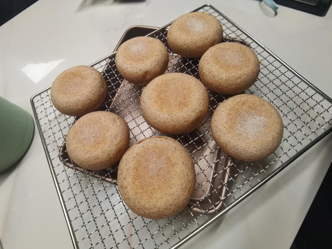 无糖无油全麦麦芬/简单好做好吃/一次发酵