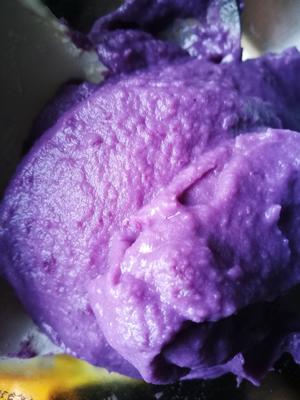 丫头花样紫薯馒头的做法 步骤2