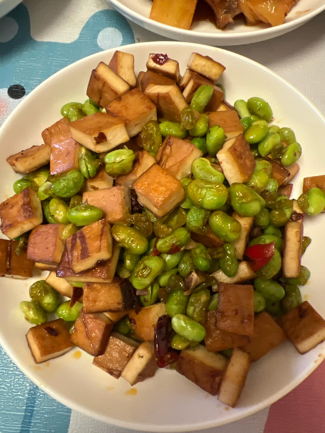 毛豆炒香干｜家常小炒