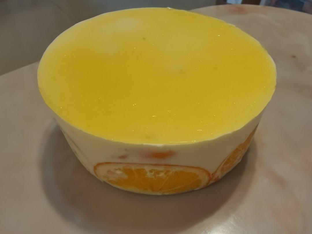 香橙酸奶慕斯蛋糕