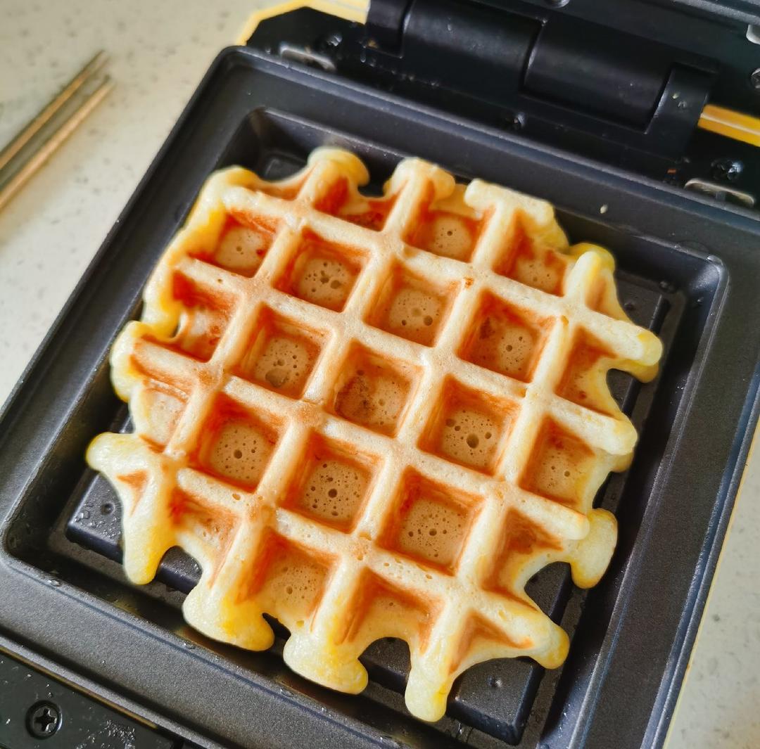 最松软的香蕉华夫饼