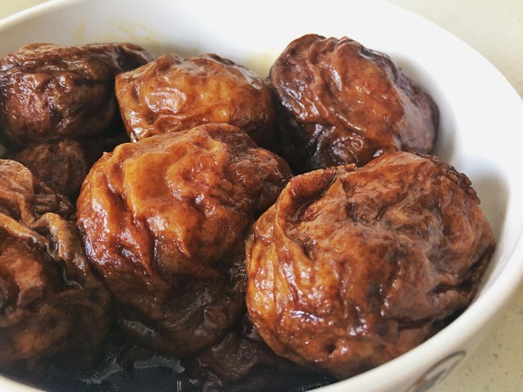 红烧油面筋塞肉