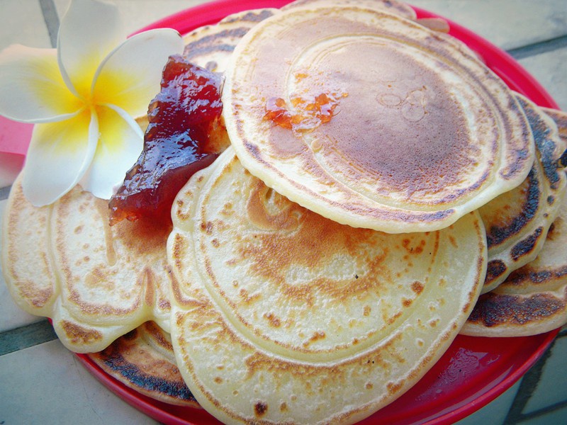 香蕉牛奶小煎饼