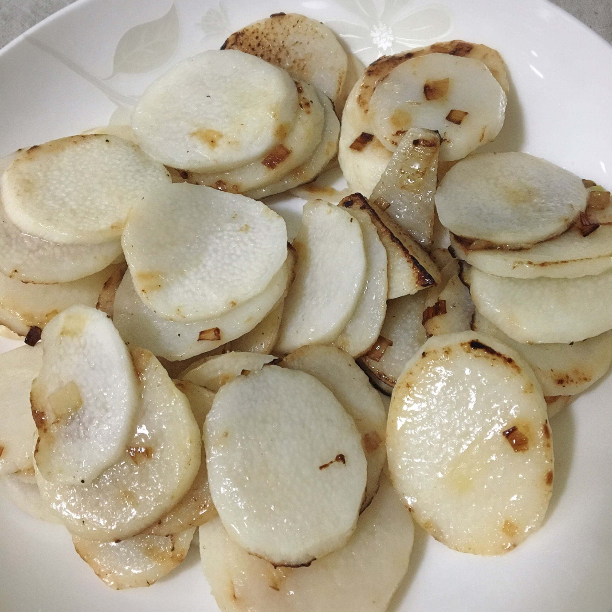 老丁的私房菜-清炒山药