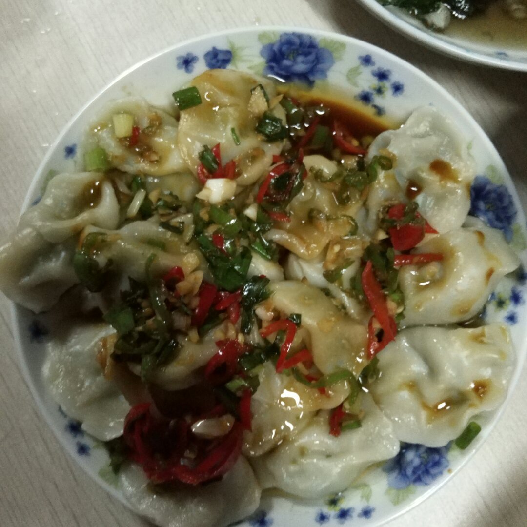 私家饺子蘸酱