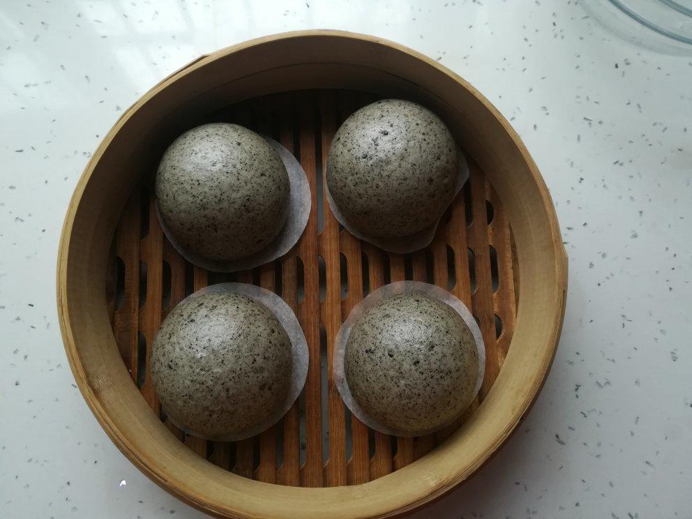 奶香黑芝麻刀切馒头