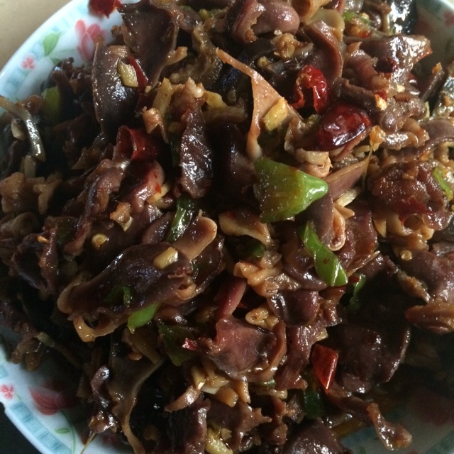 自贡小煎鸭胗