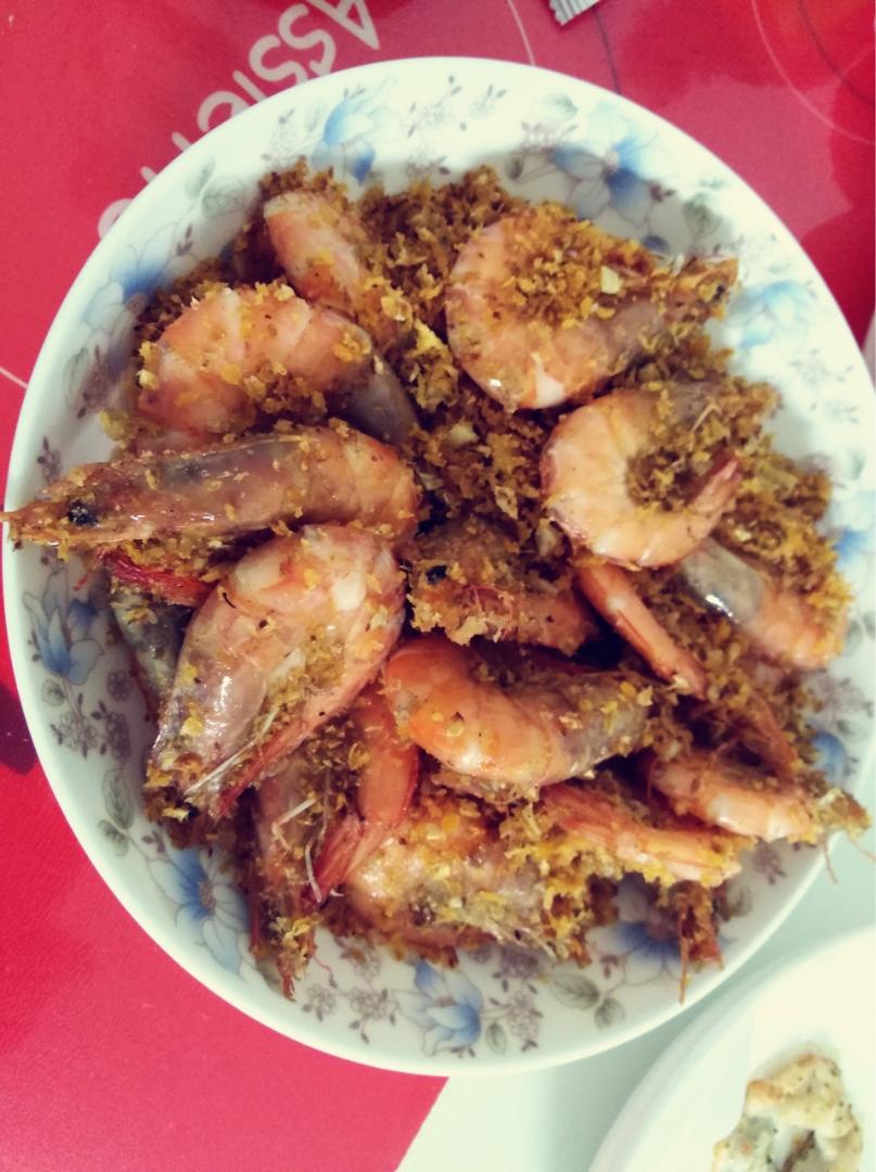 避风塘炒虾