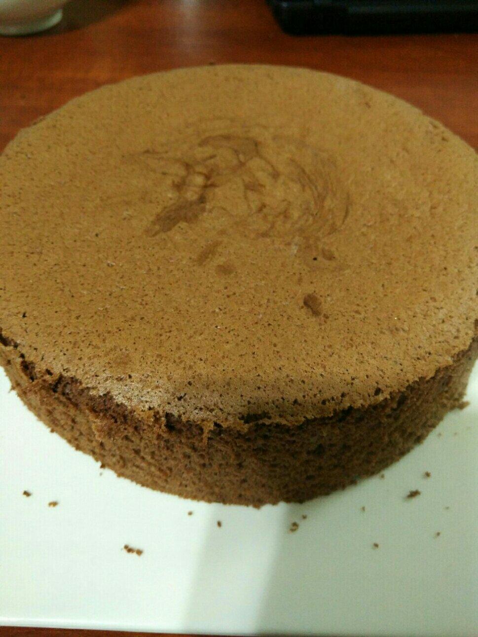 8寸可可戚风蛋糕