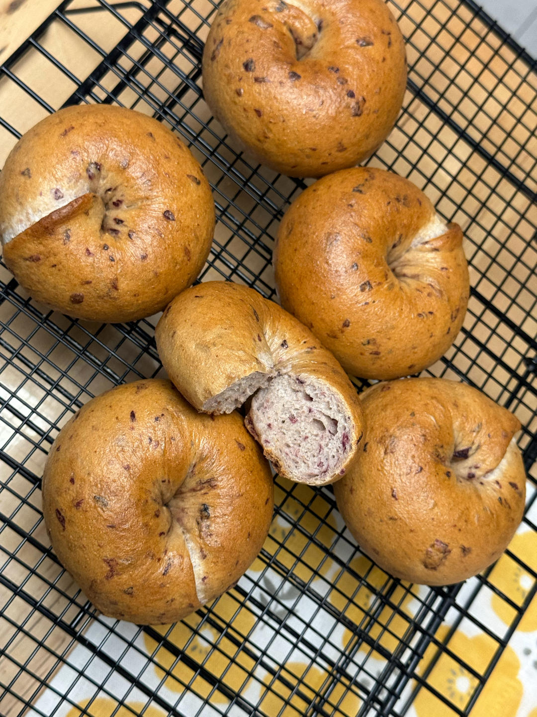 四季减脂神物4⃣️：
酒酿玫瑰贝果