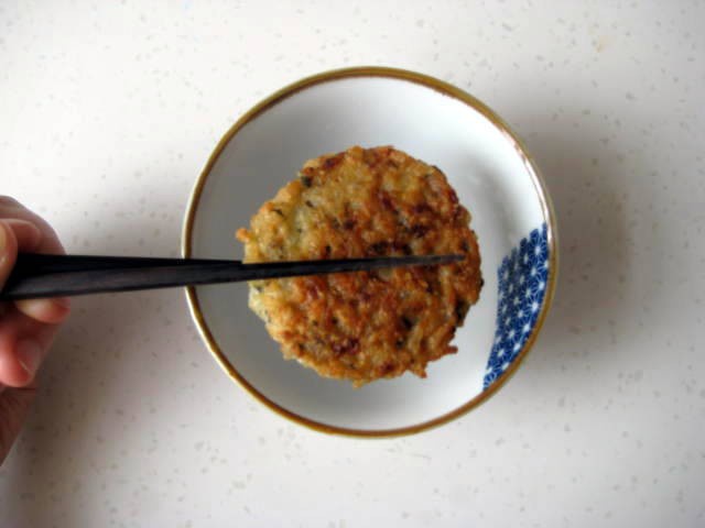 海苔榨菜煎米饼