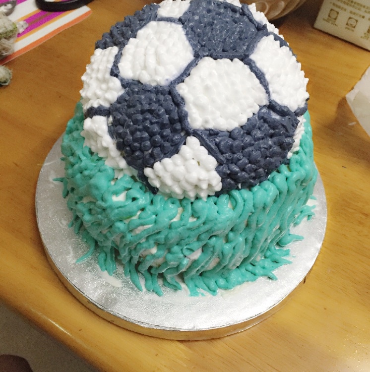 足球生日蛋糕