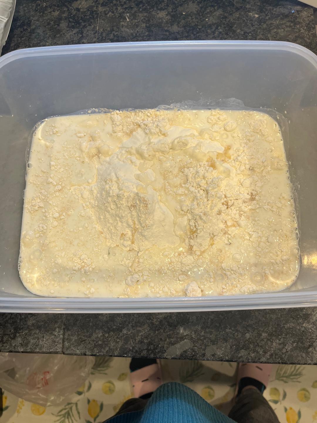 纯奶手撕吐司的做法 步骤1